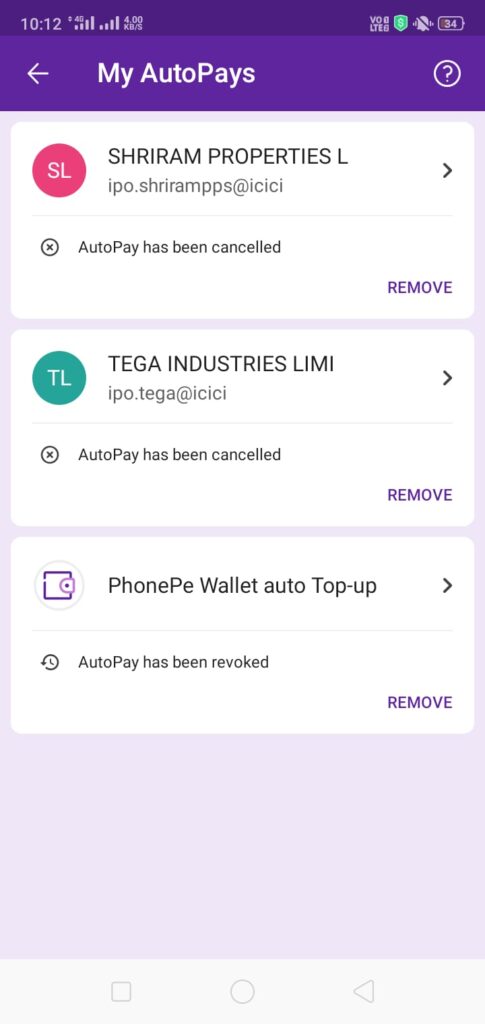 How to check mandate status in PhonePe